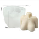 Gran 3D romántico pareja retrato amantes vela de silicona molde tallado arte aromaterapia yeso decoración del hogar molde regalo de boda