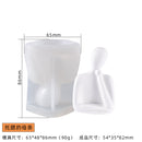 Gran 3D romántico pareja retrato amantes vela de silicona molde tallado arte aromaterapia yeso decoración del hogar molde regalo de boda