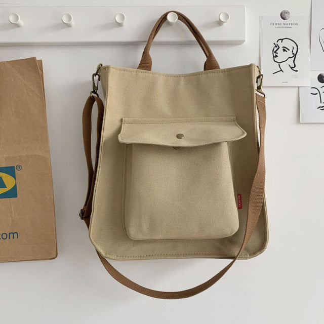 Bolso de pana para mujer, bolsos de hombro, bolsos de diseñador para compras, bolso de mano de lona para estudiantes de alta calidad para primavera y verano