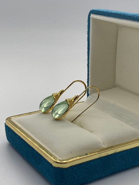 Trendy Frauen Ohrringe 4 Farben zarte Goldfarbe Inlay Naturstein Haken Ohrringe für Frauen Hochzeit Verlobungsschmuck