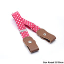 Child Kids Buckle-Free Elastic Belt No Buckle Stretch Canvas Belt For Boys Girls Adjustable Children Belts For Jeans Pants