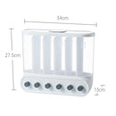 2/4/6L Food Grains Storage Tank Box Sealed Moisture Proof Rice Buckets Wall Mounted Organizer Kitchen Bulk Classified Container