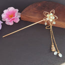 Antique Hair Ornaments, Tassel Edge, Step Shaking Hairpin, Girl&
