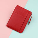 1PC Small Women Men Credit ID Card Holder PU Leather Zipper Fashion Ultra-Thin Wallet Money Bag Case Coin Purse Clip Organizer