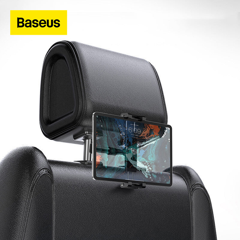Soporte de montaje para reposacabezas de asiento trasero de coche Baseus para iPad 4,7-12,9 pulgadas 360 rotación Universal Tablet PC soporte de teléfono para coche