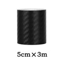5/3m Car 3D Carbon Fiber Stickers Door Sill Anti-stepping Protector Trunk Bumper Side Mirror Anti Scratch Tape Auto Decals