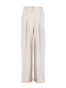 Mnealways18 Klassische Weite Hose Bodenlang Plissee Lose Damenhose Frühling Weite Hose Vintage Weibliche Palazzohose 2022