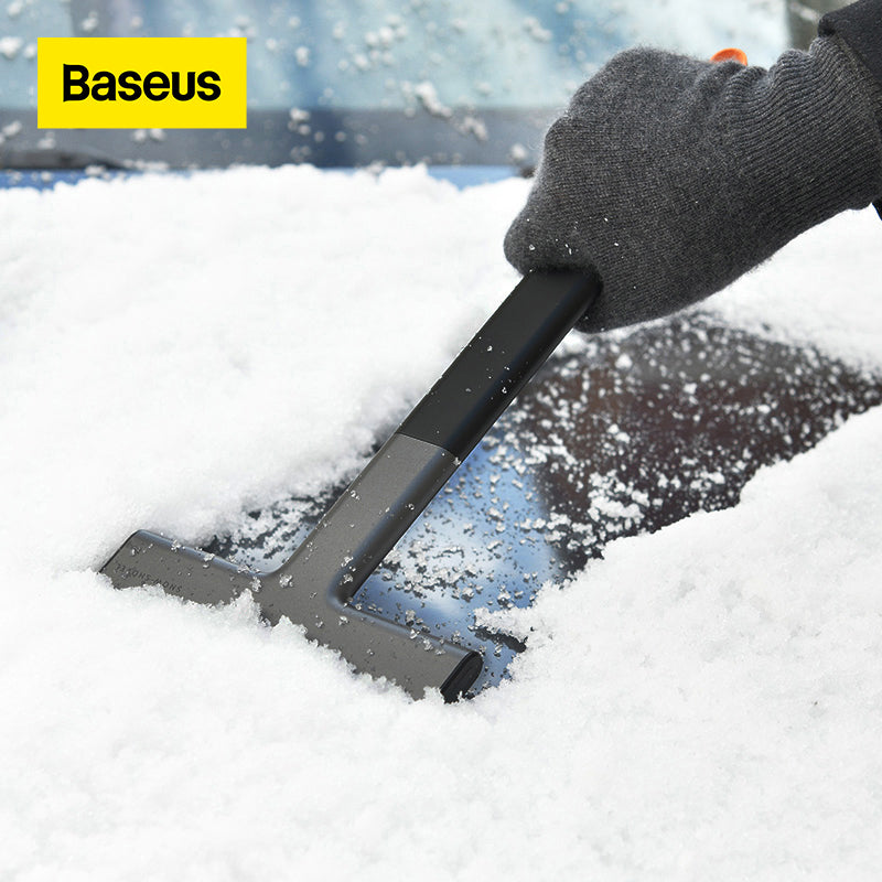 Rascador de hielo Baseus, eliminación de nieve, parabrisas de coche, ventana, limpieza de nieve, herramienta de raspado, rompehielos automático de TPU, pala de nieve