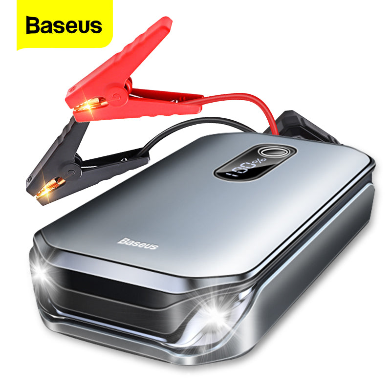 Baseus 12000mAh Auto Starthilfe Powerbank 12V Auto Startgerät 1000A Auto Booster Batterie Notstarter Batterie für Auto