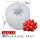 Mini Cactus Shape Candle Silicone Mold Handmade DIY Desktop Decoration Gypsum Epoxy Resin Aromatherapy Candle Silicone Mould