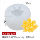 Mini Cactus Shape Candle Silicone Mold Handmade DIY Desktop Decoration Gypsum Epoxy Resin Aromatherapy Candle Silicone Mould