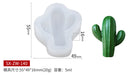 Mini Cactus Shape Candle Silicone Mold Handmade DIY Desktop Decoration Gypsum Epoxy Resin Aromatherapy Candle Silicone Mould