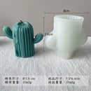 Mini Cactus Shape Candle Silicone Mold Handmade DIY Desktop Decoration Gypsum Epoxy Resin Aromatherapy Candle Silicone Mould