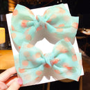 ¡Novedad de 2022! Accesorios para el cabello con lazo para niñas pequeñas, Clips rojos de red para niñas de verano, horquillas para bebés, pinzas para el cabello para niños, regalos