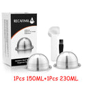 Juego al por mayor de cápsulas reutilizables de acero inoxidable compatibles con el filtro de café Nespresso Vertuo Vertuoline