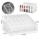 Makeup Blush Organizer Storage for Cosmetics Desktop Makeup Organizer 7-compartment Plastic Eye Shadow Storage Box Organizer