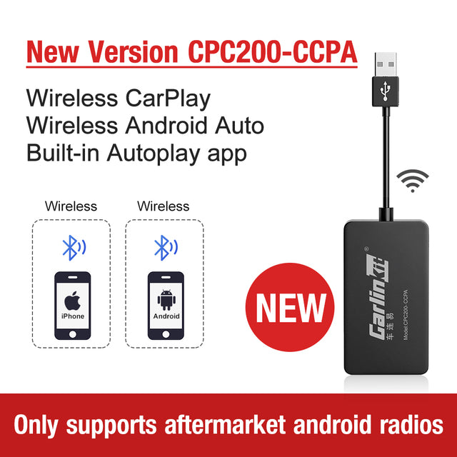LoadKey &amp; Carlinkit Wireless CarPlay Adapter Wireless Android Auto Dongle for Modify Android Screen Car Ariplay Smart Link IOS15
