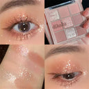 7 Colors Glitter Eyeshadow Palette Matte Shimmer Soft Touch Long Lasting Waterproof Pigmented Brighten Eyes Makeup Cosmetics