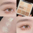 7 Colors Glitter Eyeshadow Palette Matte Shimmer Soft Touch Long Lasting Waterproof Pigmented Brighten Eyes Makeup Cosmetics