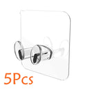 20 Pcs Wall Storage Hook Punch-free Power Plug Socket Holder Kitchen Stealth Hook Wall Adhesive Hanger Bathroom