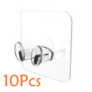 20 Pcs Wall Storage Hook Punch-free Power Plug Socket Holder Kitchen Stealth Hook Wall Adhesive Hanger Bathroom