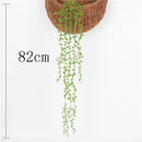 50-105CM Artificial Hanging Flower Plant Fake Vine Willow Rattan Flower Artificial Hanging Plant For Home Garden Wall Decoration