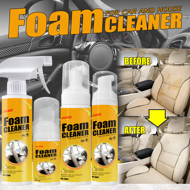 Limpiador de espuma multiusos de 100ml, limpieza antienvejecimiento, limpiador de espuma de limpieza para el Interior del coche, espray de espuma para limpieza del hogar