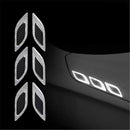 6pcs/Set Car Reflective Stickers Anti-Scratch Safety Warning Sticker for Truck Auto Motor Exterior Decorative Accessories