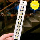 Ncmama 12 unids/set Mini empuñaduras antideslizantes de diamantes de imitación pinzas para el cabello para mujeres niñas dientes brillantes abrazaderas de Metal flor accesorios para el cabello