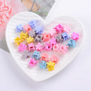 Ncmama 12 unids/set Mini empuñaduras antideslizantes de diamantes de imitación pinzas para el cabello para mujeres niñas dientes brillantes abrazaderas de Metal flor accesorios para el cabello