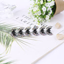 Ncmama 12 unids/set Mini empuñaduras antideslizantes de diamantes de imitación pinzas para el cabello para mujeres niñas dientes brillantes abrazaderas de Metal flor accesorios para el cabello