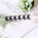 Ncmama 12 unids/set Mini empuñaduras antideslizantes de diamantes de imitación pinzas para el cabello para mujeres niñas dientes brillantes abrazaderas de Metal flor accesorios para el cabello