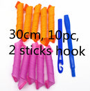 10/20PCS 30/45CM Magic Hair Rollers Curlers Kit Snail Shape Not Waveform Spiral Round Curls No Heat Curler for Extra Long Hair