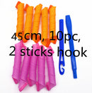 10/20PCS 30/45CM Magic Hair Rollers Curlers Kit Snail Shape Not Waveform Spiral Round Curls No Heat Curler for Extra Long Hair