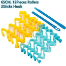 10/20PCS 30/45CM Magic Hair Rollers Curlers Kit Snail Shape Not Waveform Spiral Round Curls No Heat Curler for Extra Long Hair