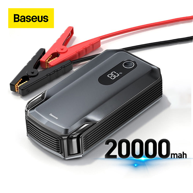 Baseus 20000mAh Auto Starthilfe Powerbank 2000A 1000A Auto Batterie Ladegerät Auto Notbooster Startgerät Starthilfe