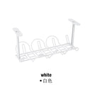 Multi Purpose Under Table Storage Rack Tables Bottom Socket Holder Hanging Rack Line Finishing Home Office Desk Wire Organizer