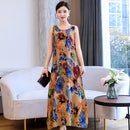20 Colors Summer Long Dress 2022 Loose Summer Clothes for Women Everyday Dresses Casual O-Neck Elegant Sleeveless Women Dress