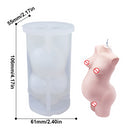 European style Retro Roman Column Candle Silicone Mold Handmade DIY Baking Molds Plaster Soap Mould Christmas Gifts Decoration