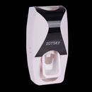 Automatischer Zahnpastaspender, Wandhalterung, staubdicht, Zahnbürstenhalter, Wandhalterung, Aufbewahrungsregal, Badezimmerzubehör-Set, Quetscher