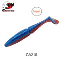ESFISHING 100mm125mm155mm200mm Easy Shiner Quality Pesca Soft Fishing Lure Silicone Bait Wobblers Leurre Souple Free shipping