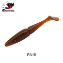 ESFISHING 100mm125mm155mm200mm Easy Shiner Quality Pesca Soft Fishing Lure Silicone Bait Wobblers Leurre Souple Free shipping