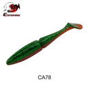 ESFISHING 100mm125mm155mm200mm Easy Shiner Quality Pesca Soft Fishing Lure Silicone Bait Wobblers Leurre Souple Free shipping