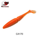 ESFISHING 100mm125mm155mm200mm Easy Shiner Quality Pesca Soft Fishing Lure Silicone Bait Wobblers Leurre Souple Free shipping