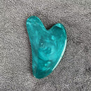 Hermoso masaje cera de abejas Guasha raspador de masaje masajeador facial acupuntura Gua Sha Eye Face Board SPA herramienta de masaje