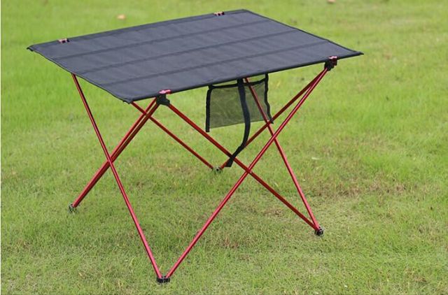 Ultraleichter tragbarer Klapptisch im Freien aus Aluminiumlegierung zum Angeln von Picknicks Dauerhafter Klapptisch Schreibtisch