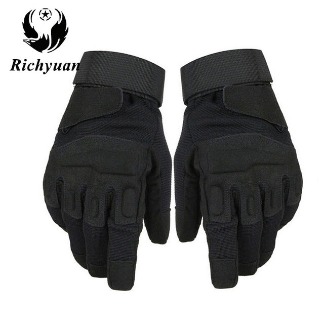 Us Military Tactical Gloves Outdoor Sports Army Full Finger Combat Motocycle Slip-resistant Carbon Fiber Tortoise Shell Gloves