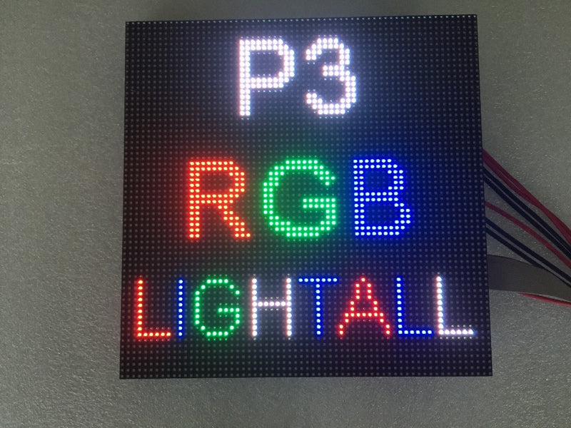 64x64 indoor RGB hd p3 indoor led module video wall high quality P2.5 P3 P4 P5 P6 P7.62 P8 P10 LED panel full color led display