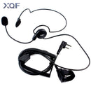 Auricular de Radio táctico Auricular Unilateral con micrófono dedo PTT Ecouteur campo de ciclismo auricular para Kenwood Baofeng