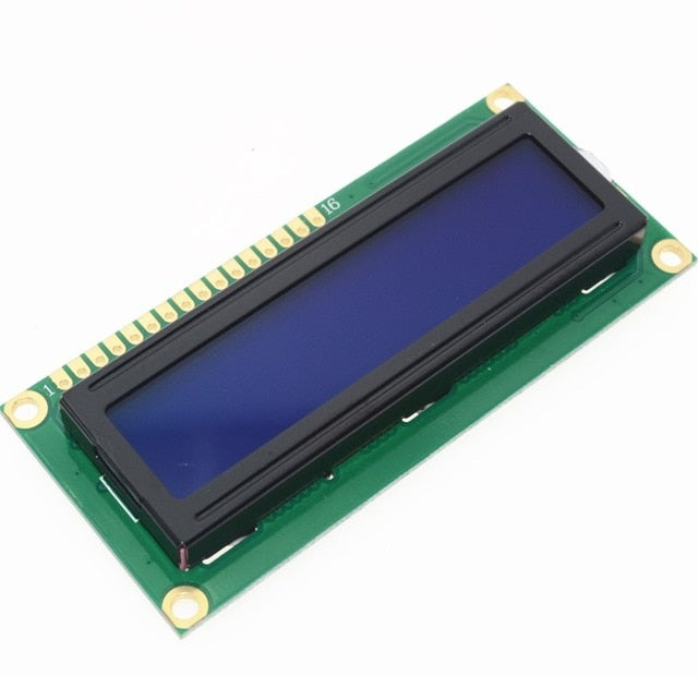 Módulo LCD1602 1602, pantalla azul verde, módulo de pantalla LCD de 16x2 caracteres, controlador HD44780, luz azul y negra